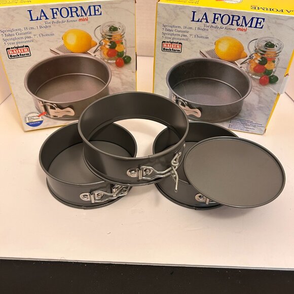 🍰 Kaiser La Forme Springform Pan Set (6) | 4 Mini + 2 Large | Made in Germany | - Picture 2 of 7